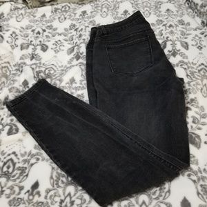 Faded Black Skinny Jeans